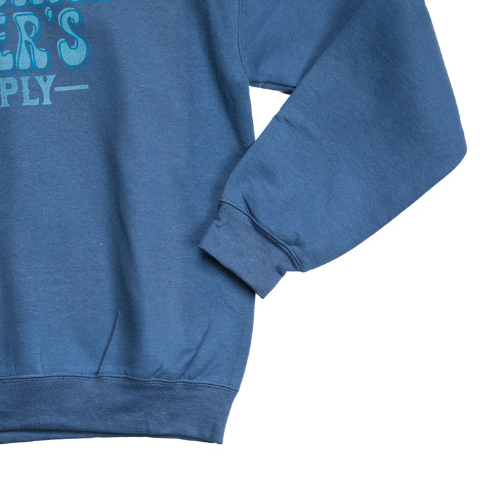 NRS National Roper Supply Blue Crewneck