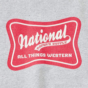 NRS National Ropers Supply Grey Crewneck