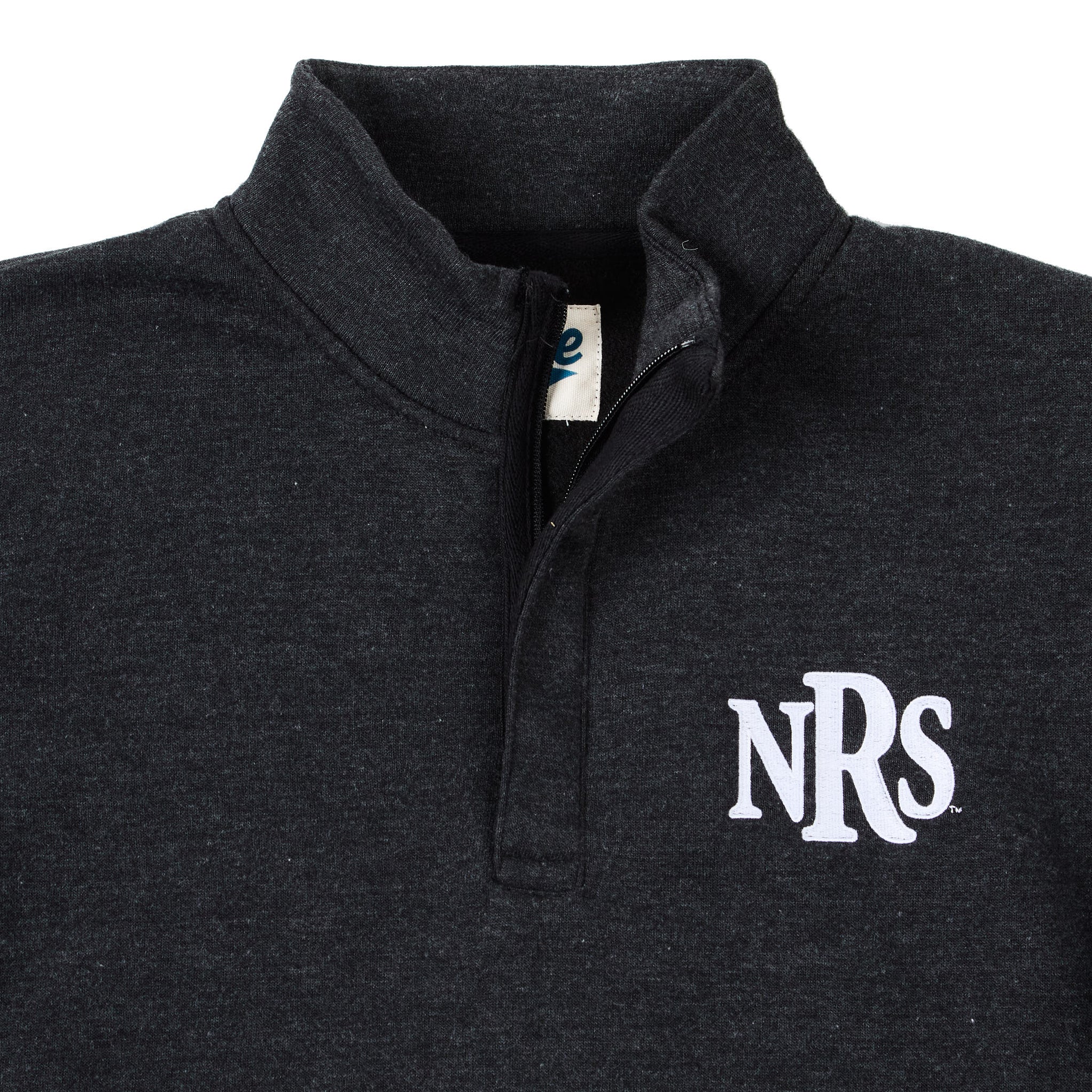 Nrs Roping Logo NRS NRS Logo Charcoal Fleece 1/4 Zip Jacket