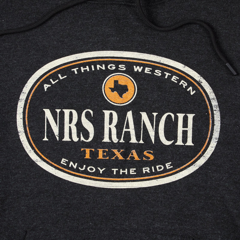 NRS NRS Ranch Oval Logo Charcoal Hoodie