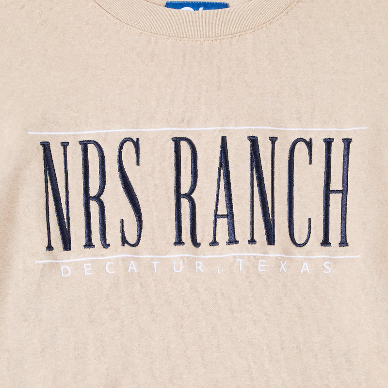 NRS NRS Ranch Khaki Logo Crewneck