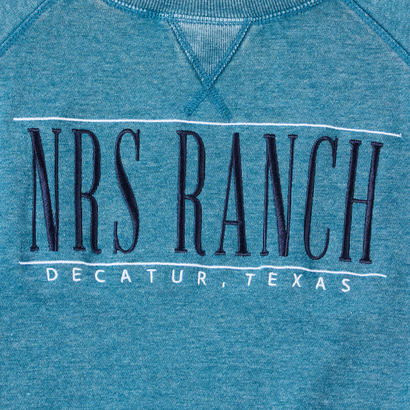NRS NRS Ranch Logo Glacier Crewneck