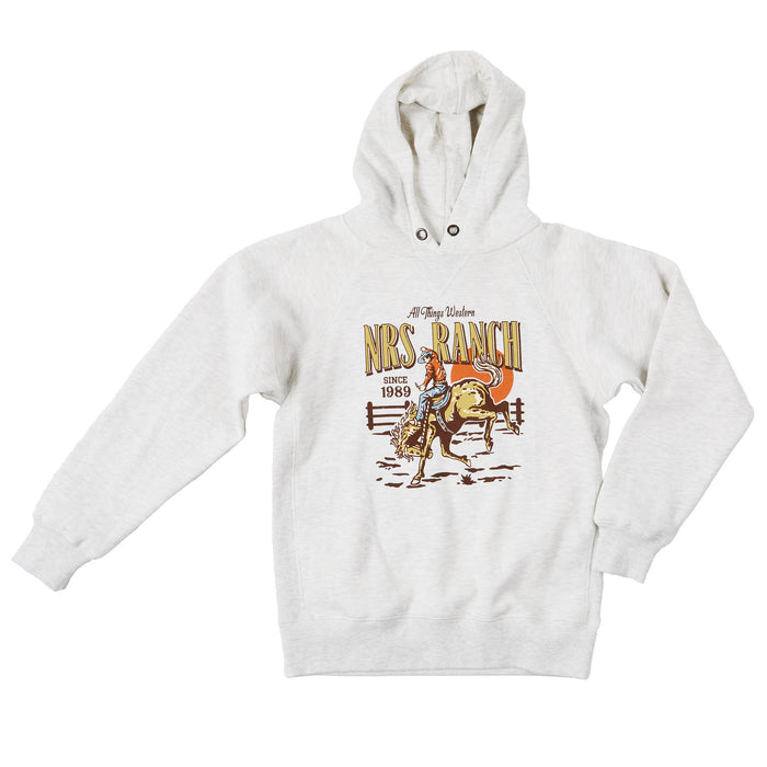 NRS NRS Ranch Youth Bucking Horse Oatmeal Hoodie