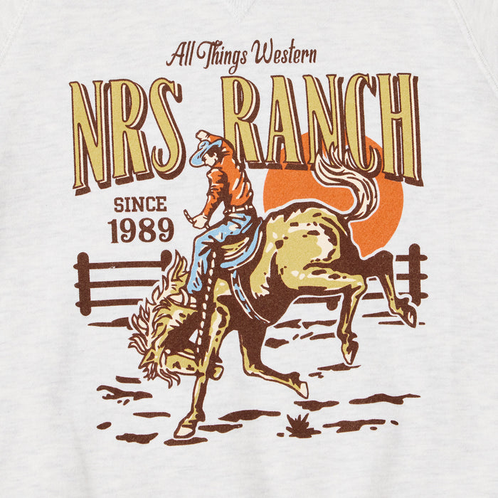 NRS NRS Ranch Youth Bucking Horse Oatmeal Hoodie