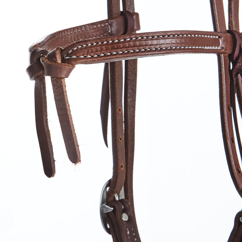 NRS TACK Knotted Oiled Browband Headstall