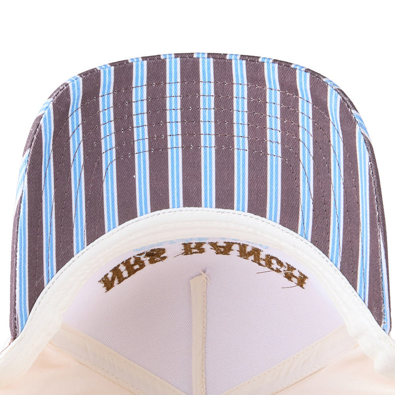 Kenzkustomz NRS Brown & Blue Striped Cap