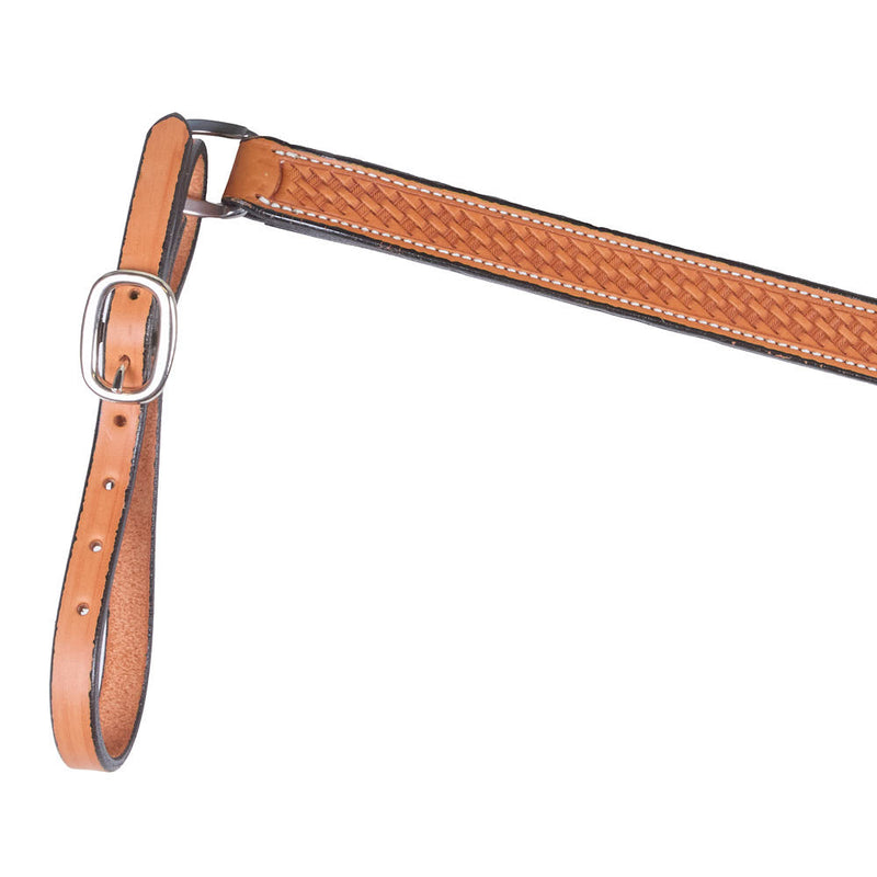 Cowperson Tack 1in Light Oil Basket Stamp Concho Breast Collar