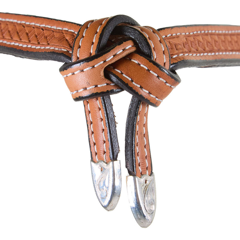 Cowperson Tack Light Oil Futurity Knot Browband Show Headstall