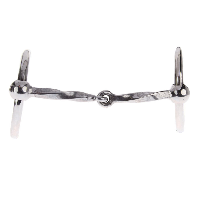 NRS Slow Twist Locked O Ring Snaffle Gag Bit
