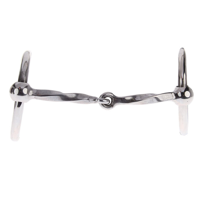 NRS Slow Twist Locked O Ring Snaffle Gag Bit