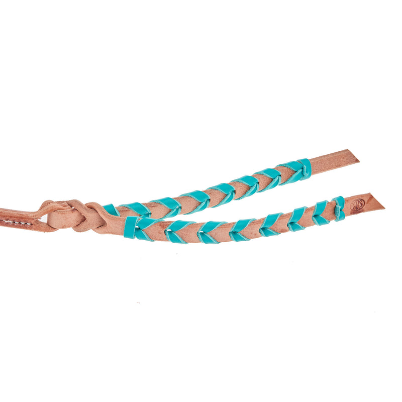 NRS TACK Natural Turquoise Laced Popper Over N Under