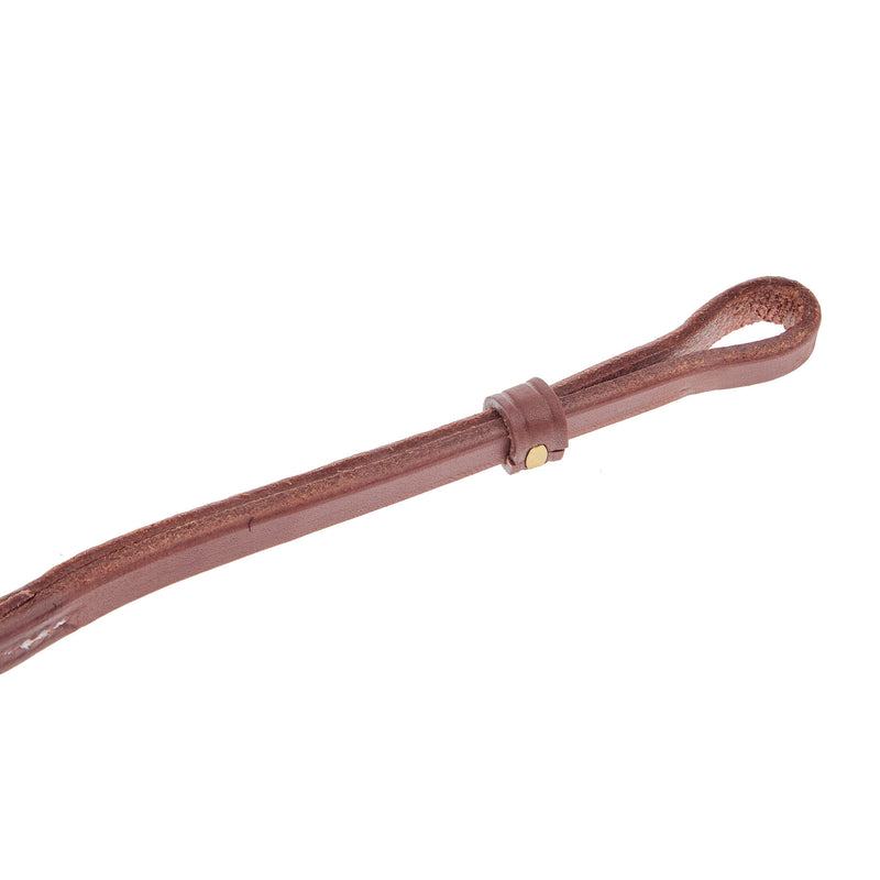 NRS TACK Purple Laced Popper Heavy Oiled Leather Over N Under