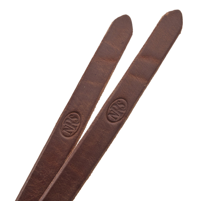 NRS TACK Heavy Oiled 5/8 Inch Loop End Split Reins
