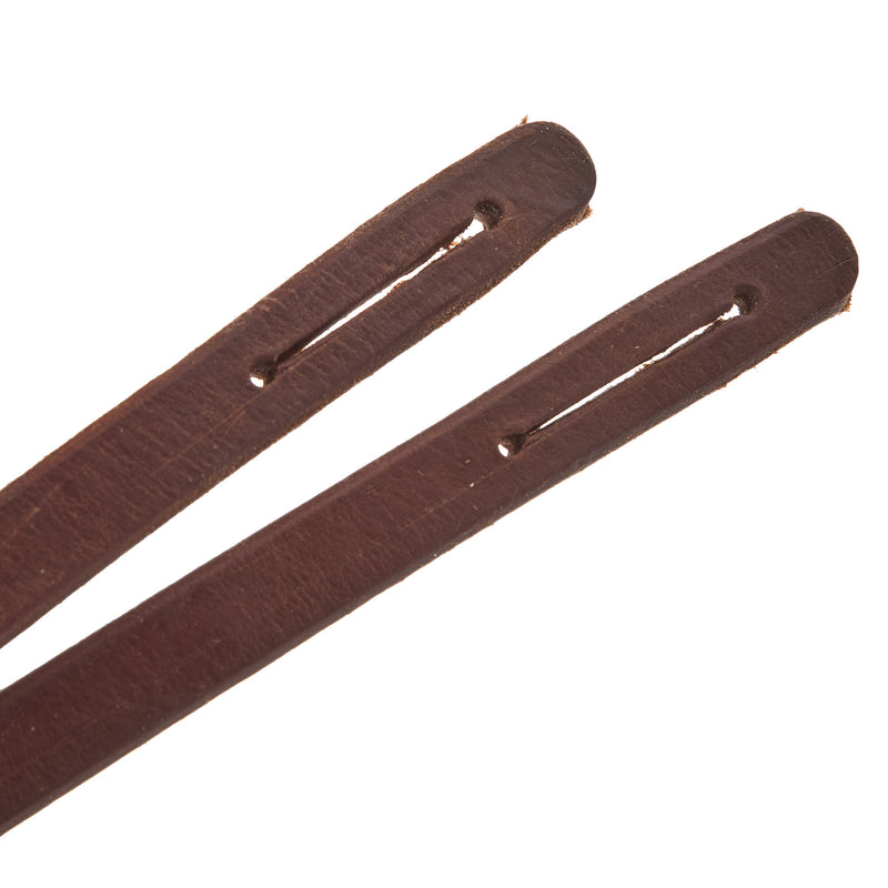 NRS TACK Heavy Oiled 5/8 Inch Loop End Split Reins