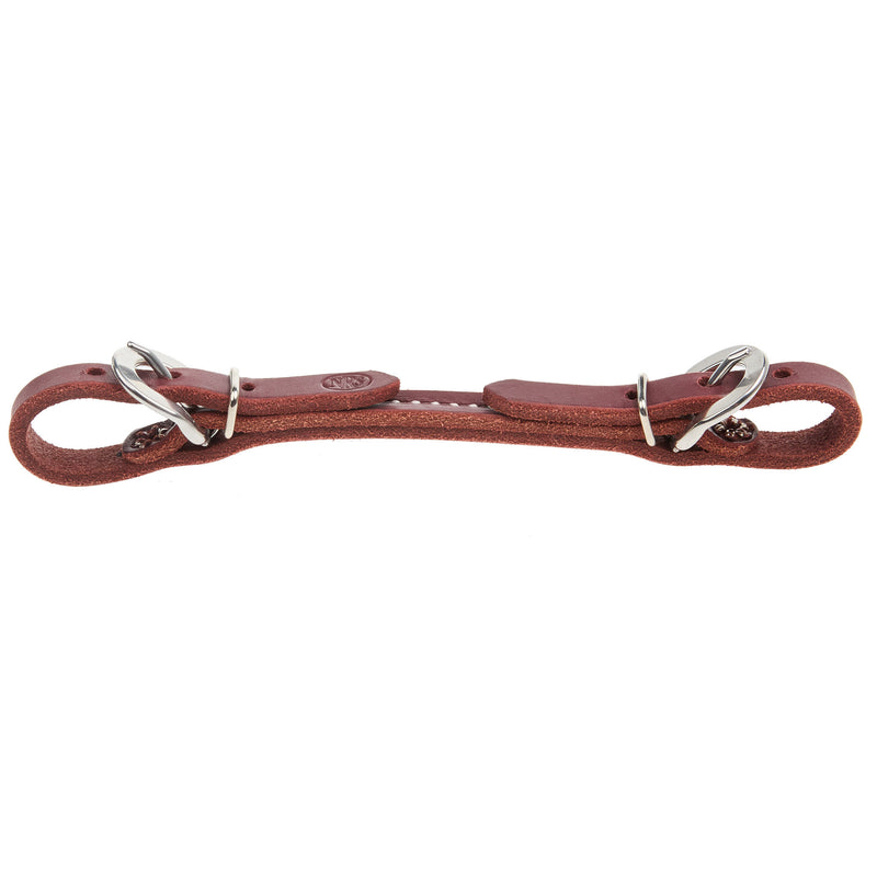 NRS Latigo Soild Sewn Curb Strap with Stainless Steel Buckles