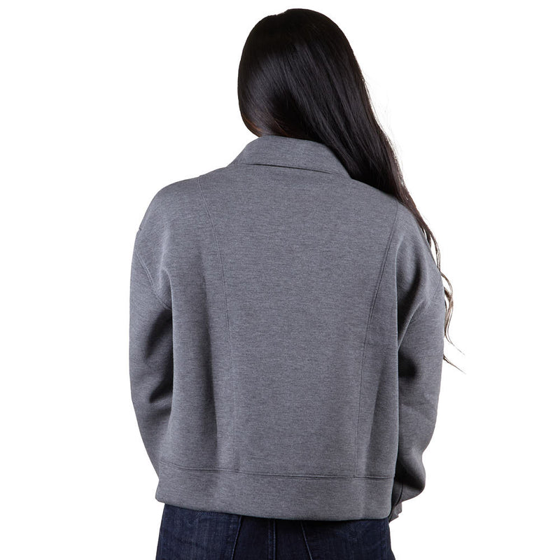 Flag & Anthem NRS Women's Charcoal Soft Scuba Pullover