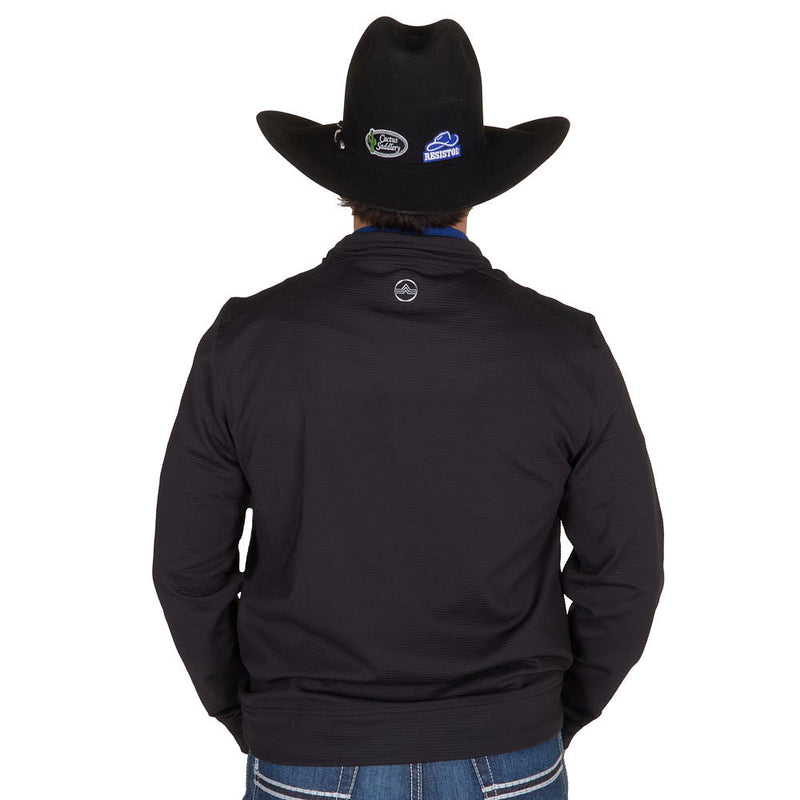 NRS Men's Black Ridge Stretch Pullover