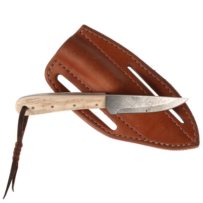 Nrs Ranch Knives Cowtown Knife Ogallala w/Plain Sheath