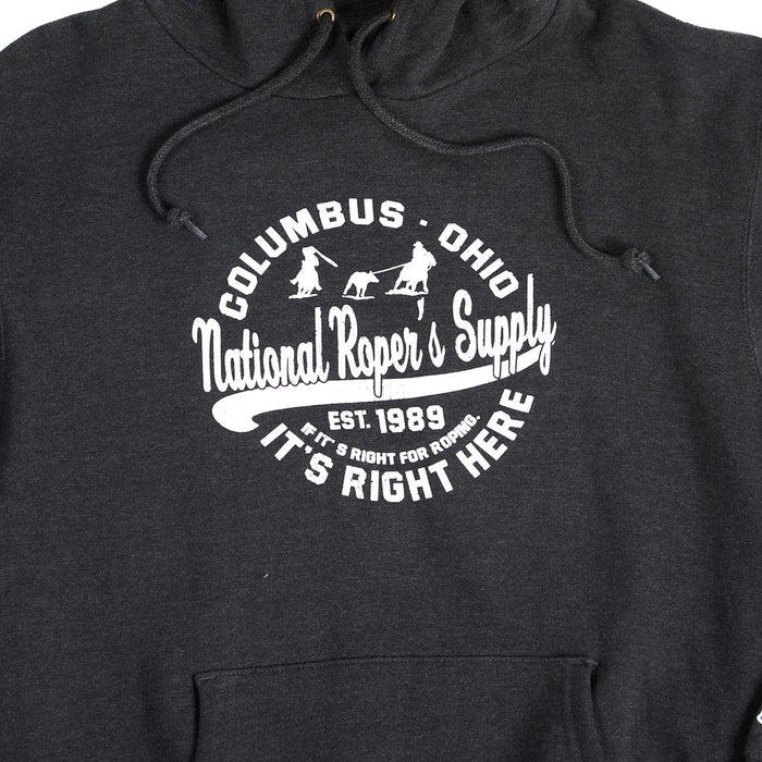 NRS Columbus Ohio It's Right Here Charcoal Hoodie