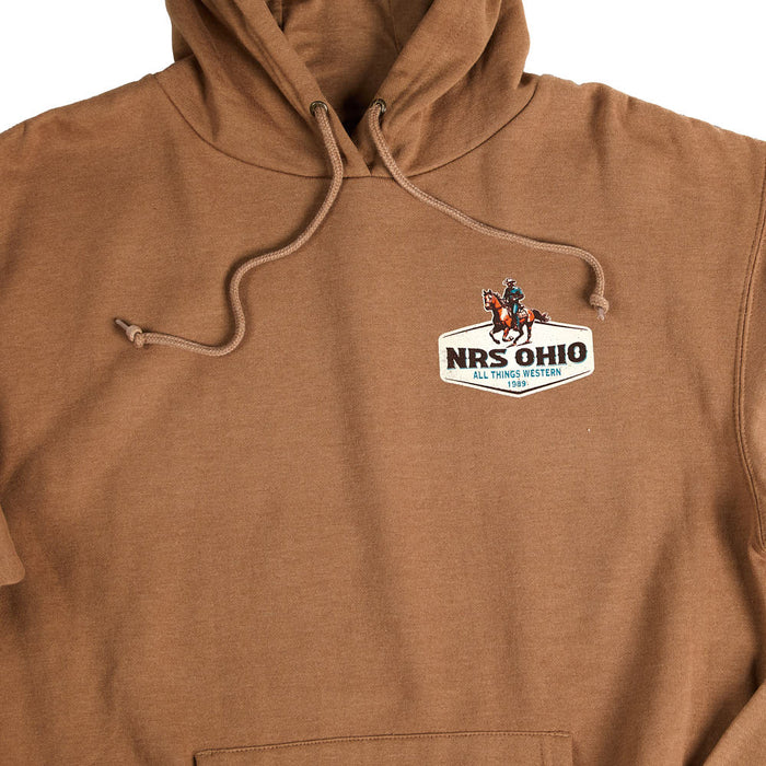 NRS Ohio All Things Western Russet Aztec Border Hoodie
