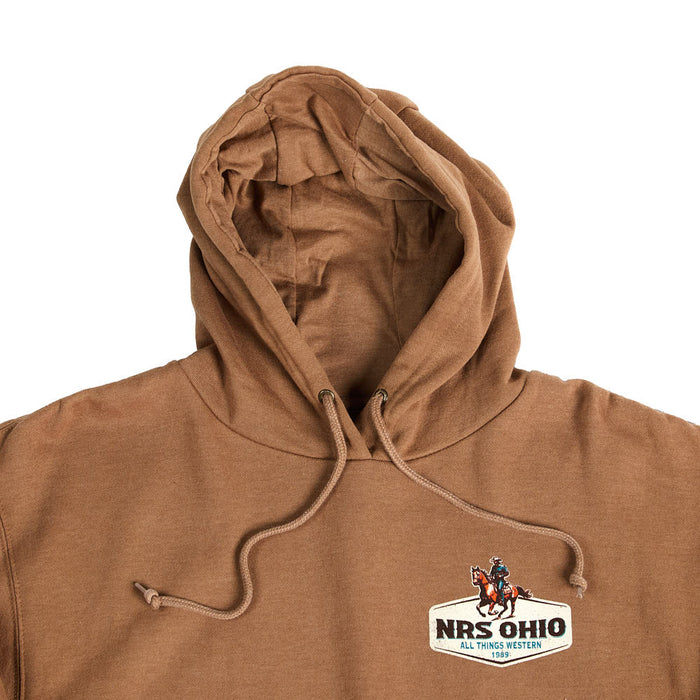 NRS Ohio All Things Western Russet Aztec Border Hoodie