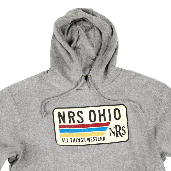 NRS Ohio All Things Western Graphite Rectangle Logo Hoodie