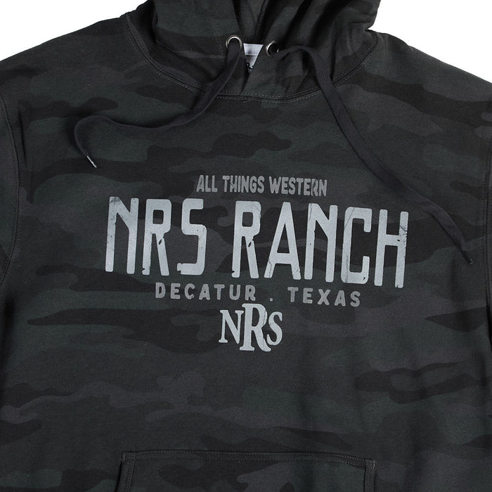 NRS Ranch Black Camo Light Weight Hoodie