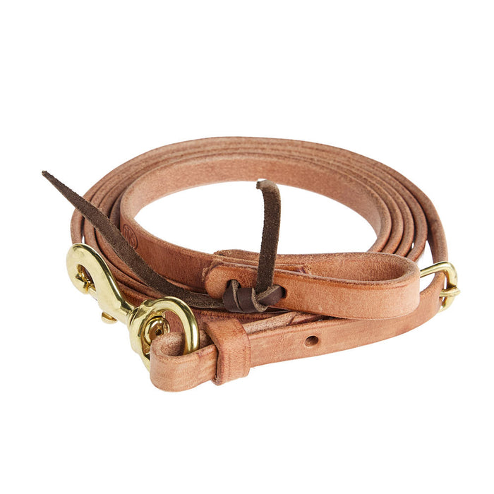 NRS TACK Latigo 1/2 Inch Pony Roping Reins