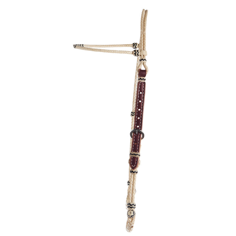Just Rope It Hand Braided Rawhide Browband Headstall
