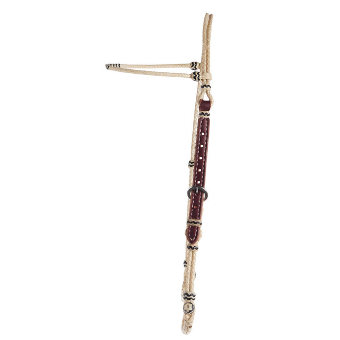 Just Rope It Hand Braided Rawhide Browband Headstall