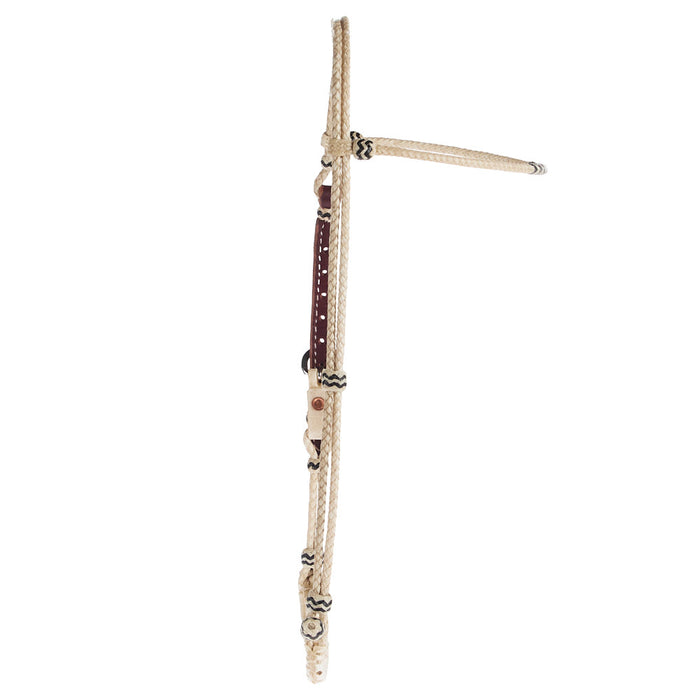 Just Rope It Hand Braided Rawhide Browband Headstall