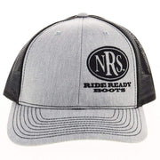 NRS Ride Ready Heather Grey and Black Cap