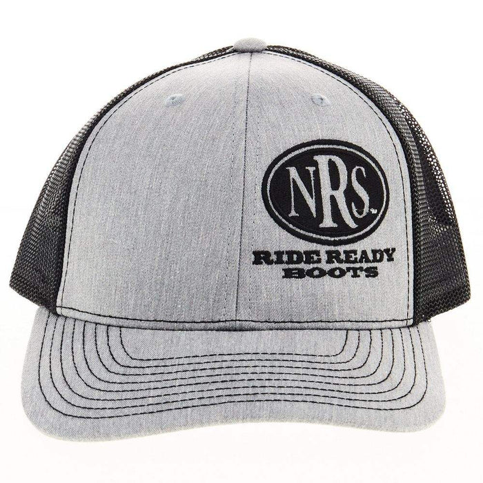NRS Ride Ready Heather Grey and Black Cap