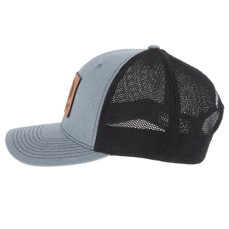 NRS Ride Ready Heather Grey and Black Adjustable Cap