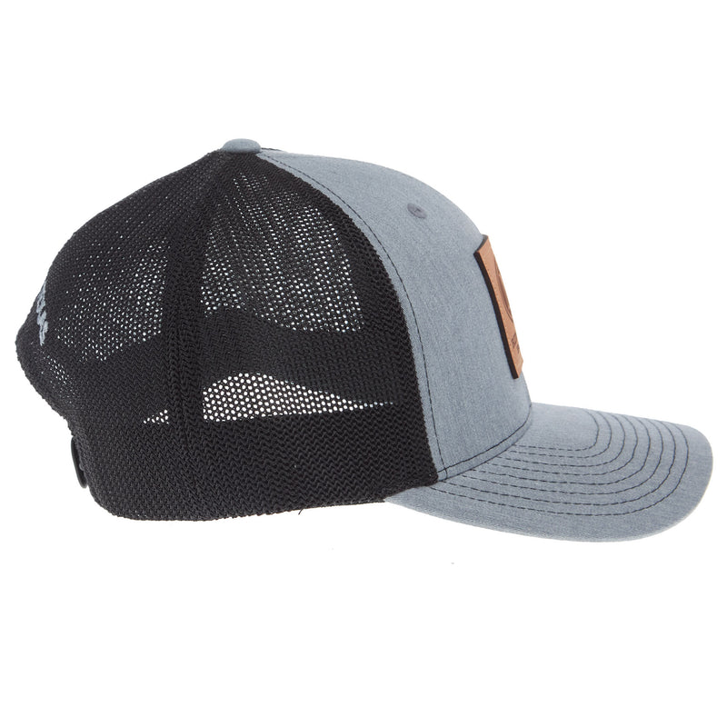 NRS Ride Ready Heather Grey and Black Adjustable Cap