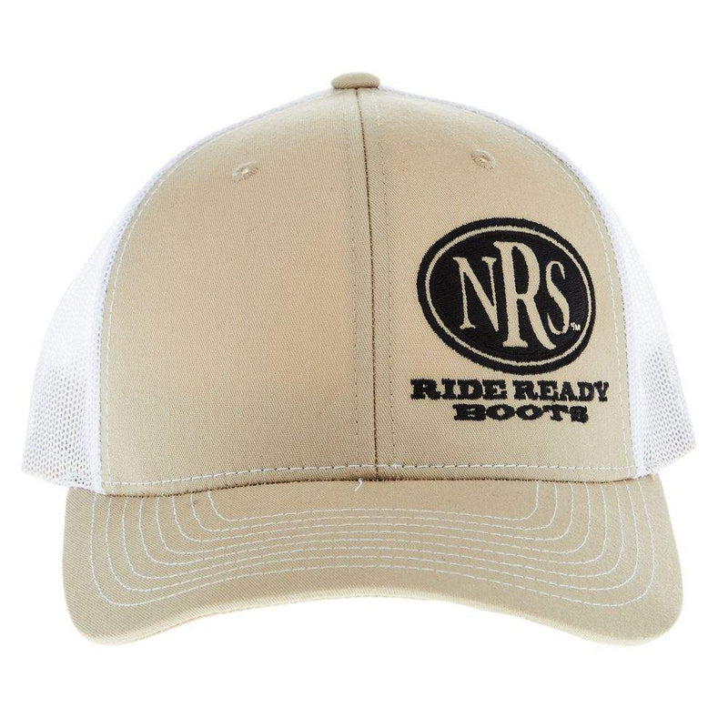 NRS Ride Ready Khaki and White Cap