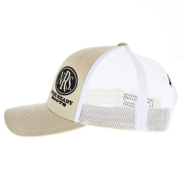 NRS Ride Ready Khaki and White Cap
