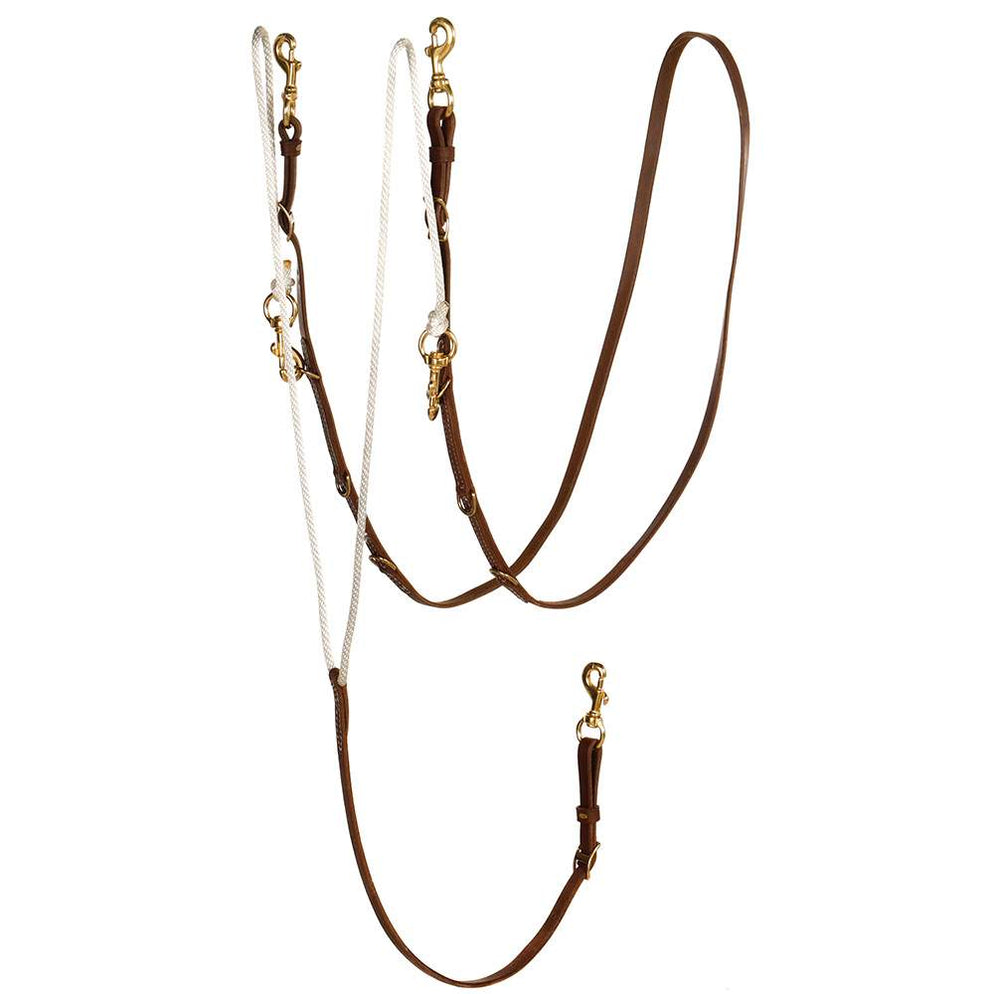 MARTINGALA TEDESCA Weaver Leather – Stile Roper/Barrel – Pelle Golden Chestnut – Finimenti Per Cavalli