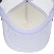 NRS National Ropers Supply White and Pink Foam Cap