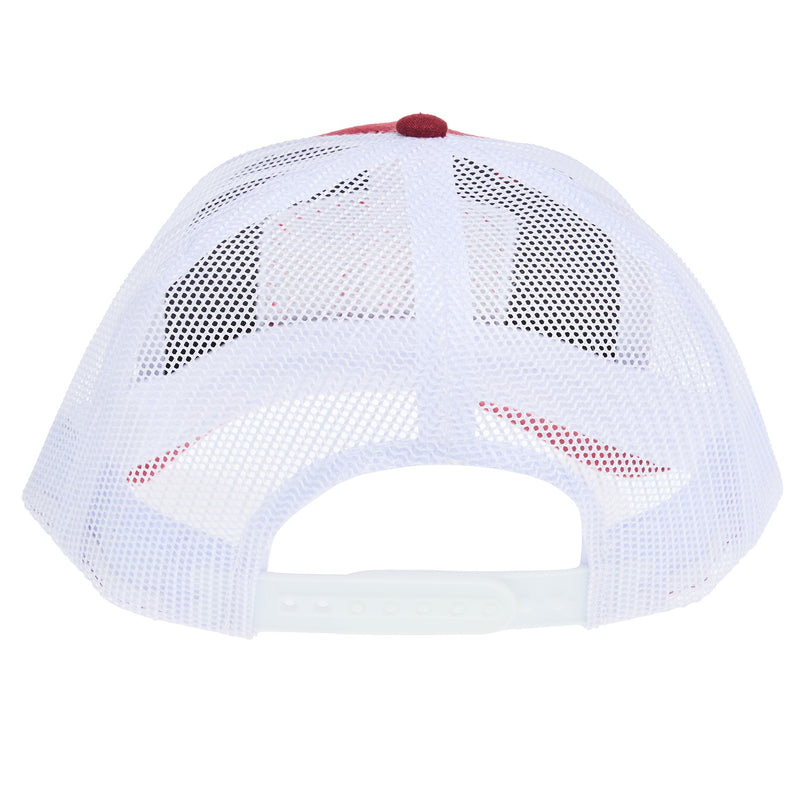 NRS All Things Western Deep Red and White Cap