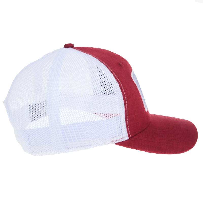 NRS All Things Western Deep Red and White Cap