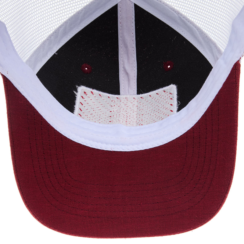 NRS All Things Western Deep Red and White Cap