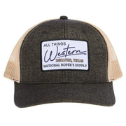 NRS All Things Western Olive and Grey Cap