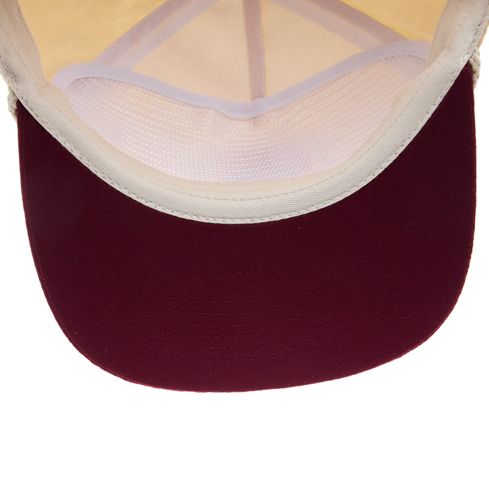 NRS Vintage Cowboy Burgundy and Cream Cap