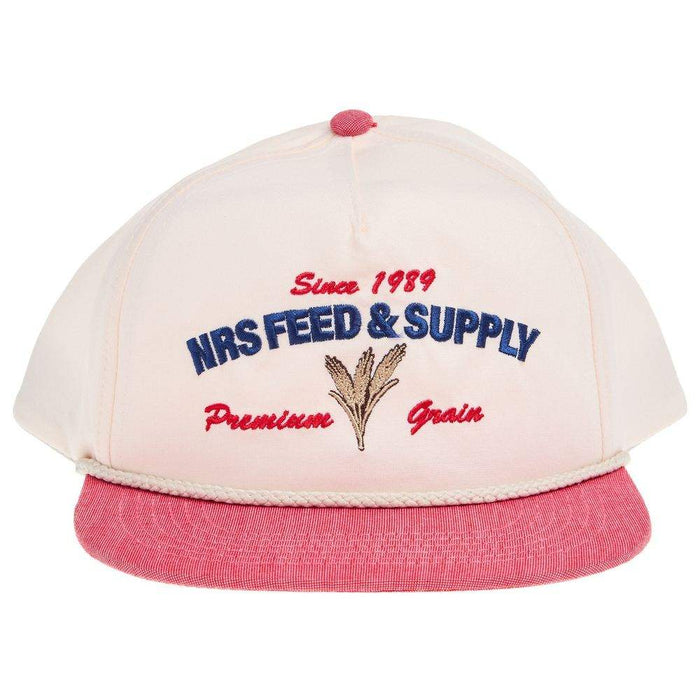 NRS Feed and Supply Cream and Red Vintage Cap
