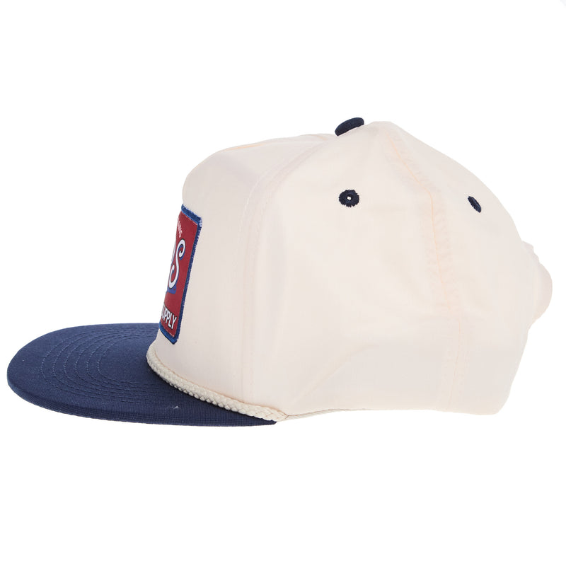 NRS Feed and Supply Cream and Navy Vintage Cap
