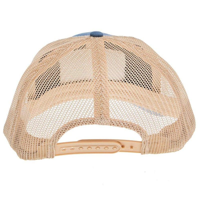 NRS Ranch Blue and Tan Vintage Patch Cap