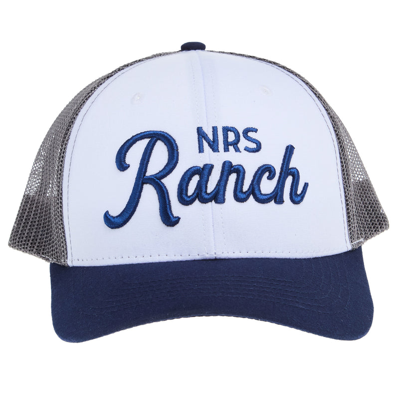 NRS Ranch Grey White and Purple Cap