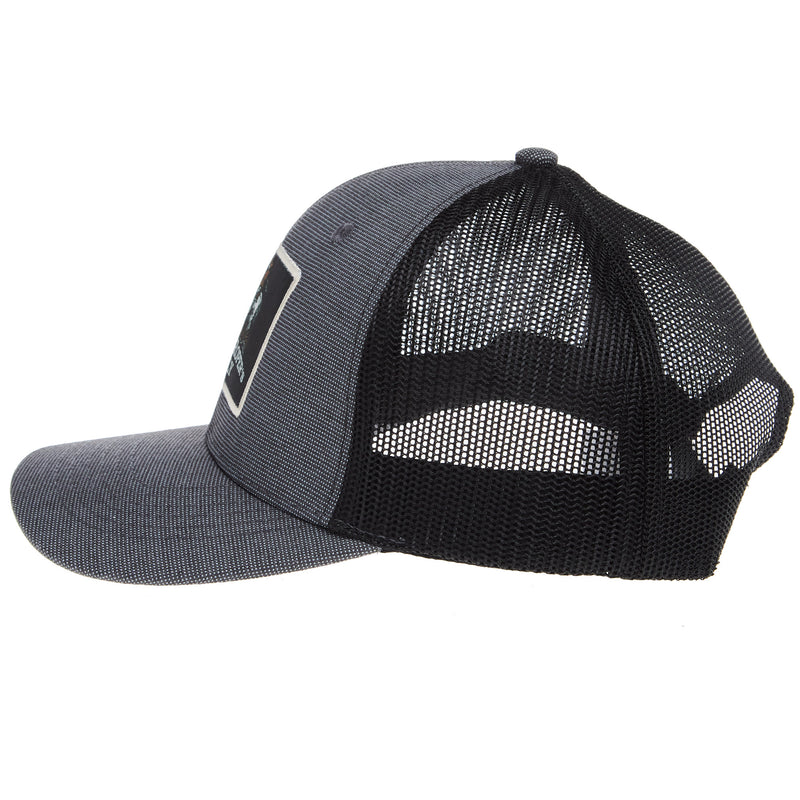 NRS National Ropers Supply Cowboy Grey and Black Cap