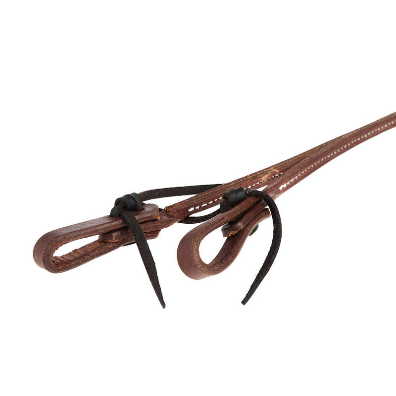 NRS TACK Oiled Rolled 3/8inx 8 Leather Split Reins